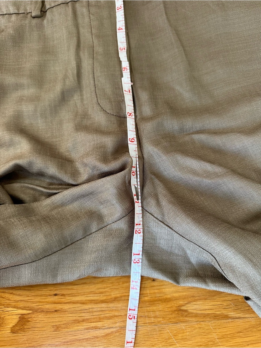 NEW Trina Turk Wide Leg Dress Pant Women's Size 12 Taupe/Brown Pockets $238 - Picture 8 of 8